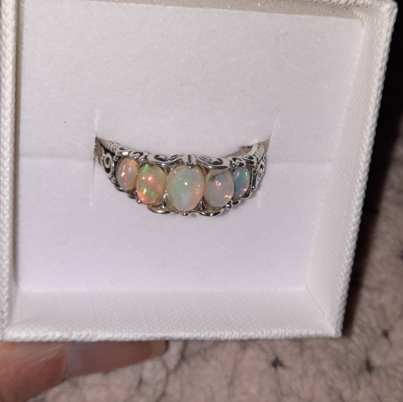 5 ALARM FIRE OPAL RING!!! - Picture 3 of 11